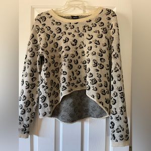 Light leopard print sweater